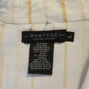 Rampage Tops - Rampage white striped blouse Rampage Tops - Rampage white striped blouse